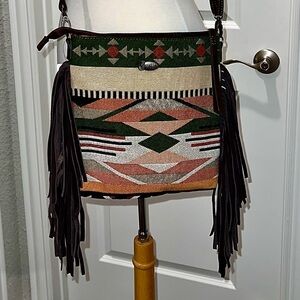 Women's Southwest Jacquard Crossbody Bag